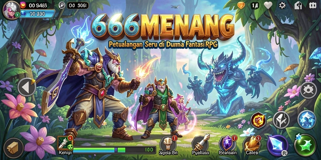 Gameplay seru dan menantang dalam 666MENANG.