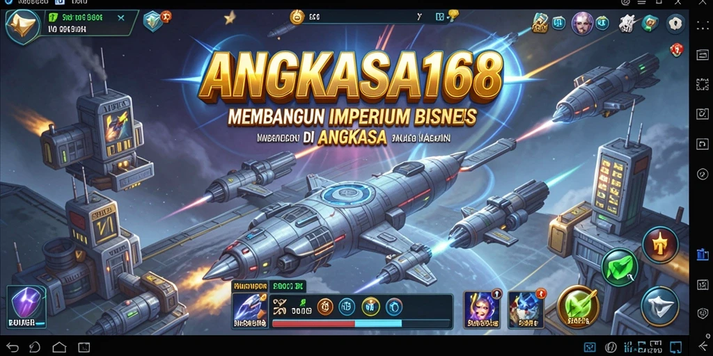 Screenshot utama ANGKASA168 menunjukkan grafis gameplay Tycoon yang memukau.