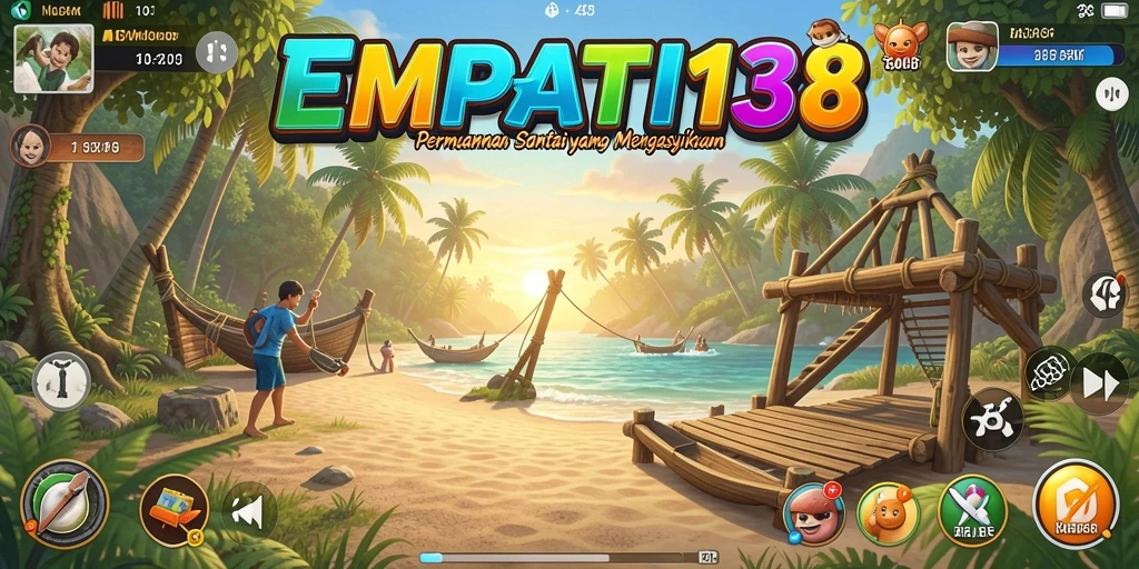 Tangkapan layar Gameplay EMPATI138 yang penuh warna dan menyenangkan.