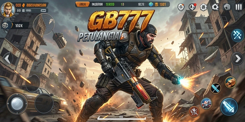 Screenshot GB777 menunjukkan aksi menegangkan dalam pertempuran.