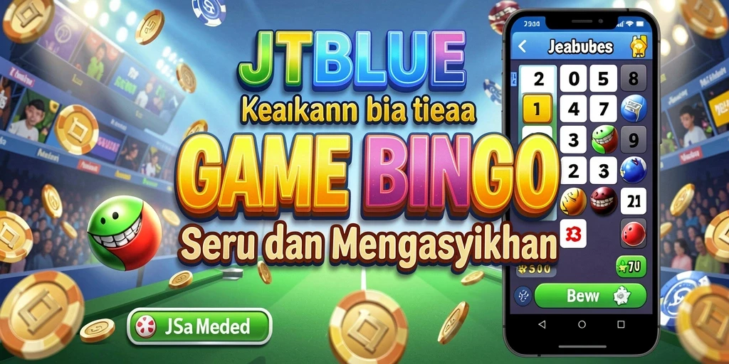 Tampilan gameplay Bingo JTBLUE yang seru dan interaktif.