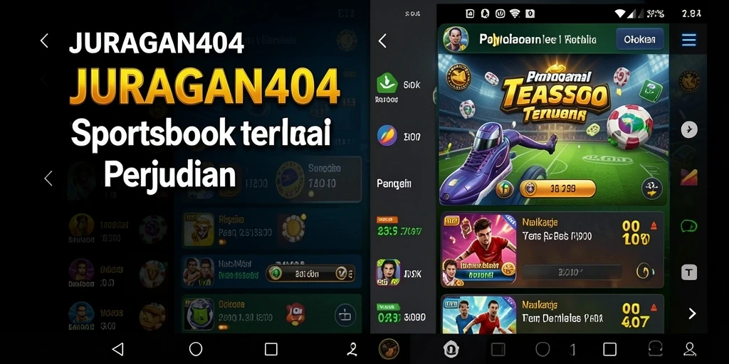 Screenshot utama JURAGAN404 menampilkan gameplay taruhan olahraga yang menarik.