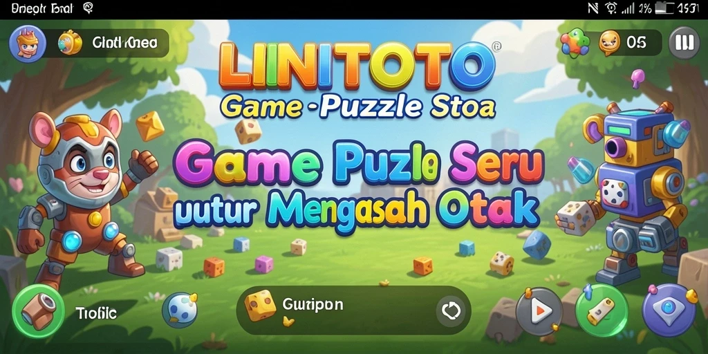 Screenshot gameplay <strong>LINITOTO</strong> menunjukkan momen menantang dalam permainan puzzle.