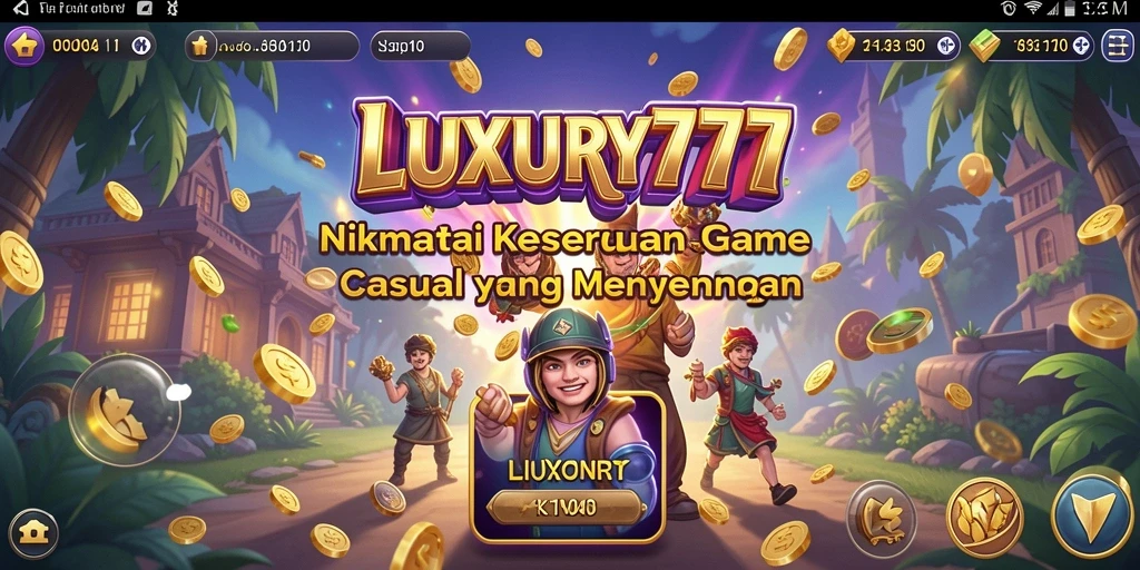 Screenshot menarik menunjukkan aksi seru dalam gameplay LUXURY777.