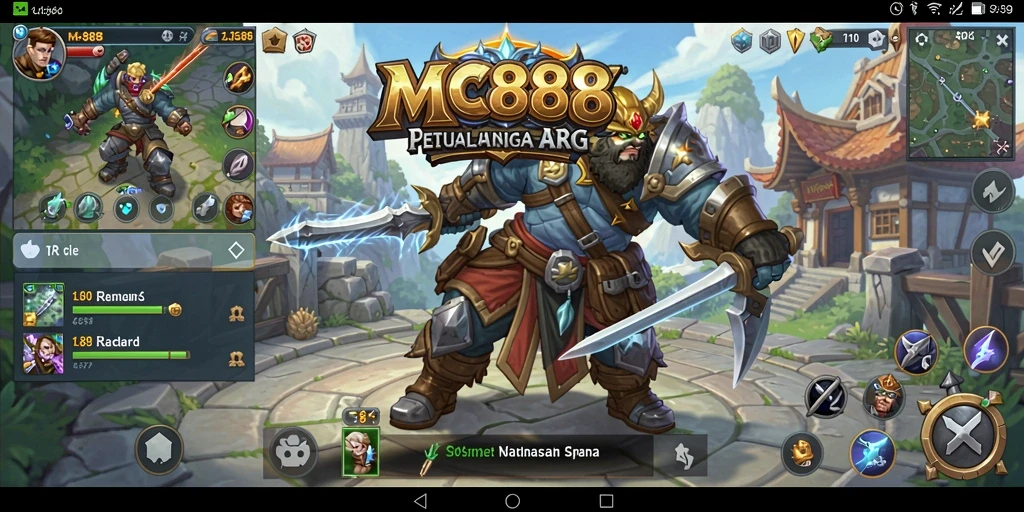 Tampilan gameplay epik dari MC888 yang penuh aksi.