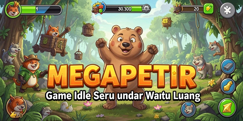 Tampilan gameplay menarik dari MEGAPETIR yang santai.
