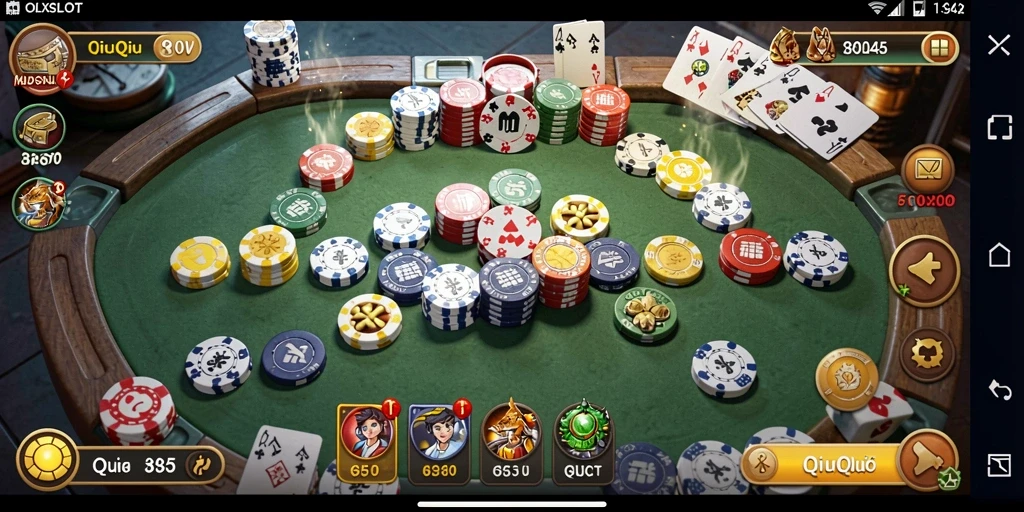 Tampilan gameplay QiuQiu yang menarik dan seru di OLXSLOT.