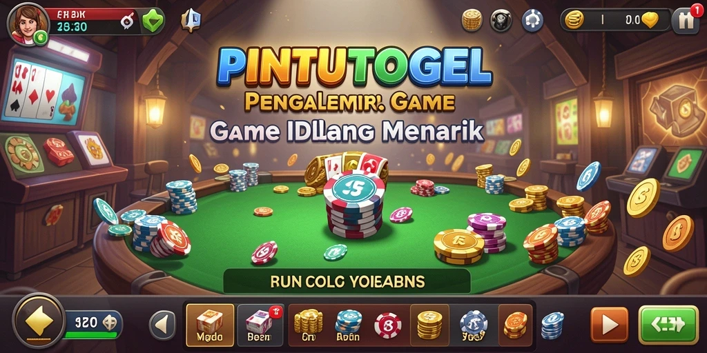Tangkapan layar gameplay PINTUTOGEL yang menampilkan karakter dalam aksi Idle.