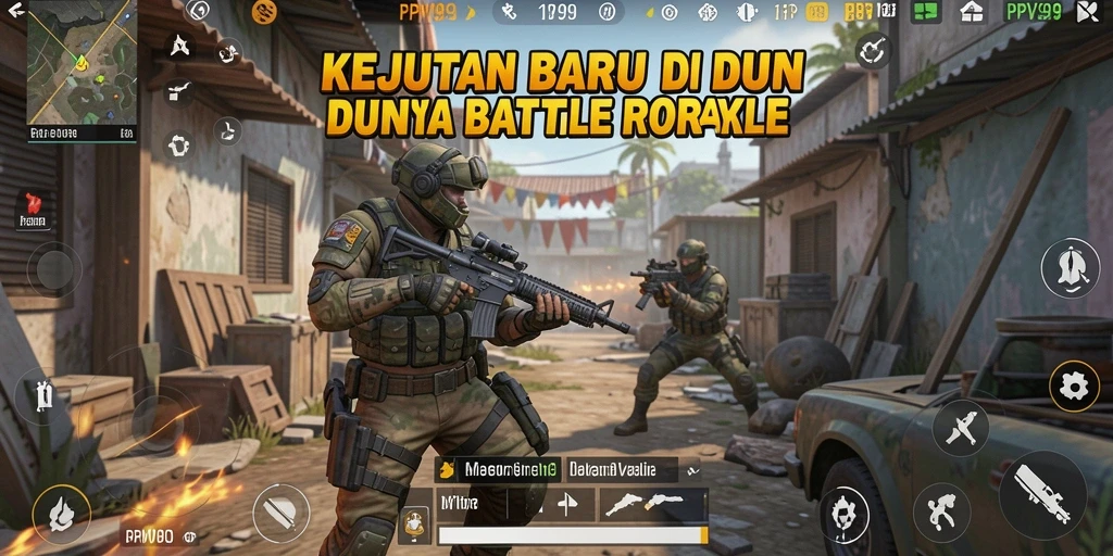 Gameplay PPV99 yang mendebarkan di arena Battle Royale.