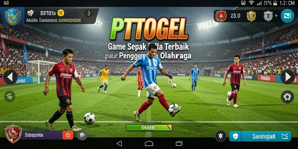 Tampilan menarik dari gameplay PTTOGEL yang penuh aksi sepak bola.