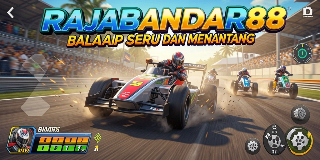 Tampilan gameplay menegangkan dan seru dari RAJABANDAR88
