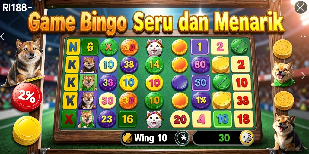 Tangkap keseruan gameplay Bingo di RI188 dengan fitur interaktif.