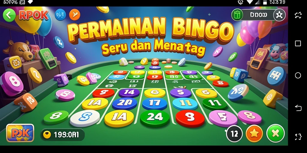Screenshot gameplay RPOK menampilkan suasana seru permainan Bingo.