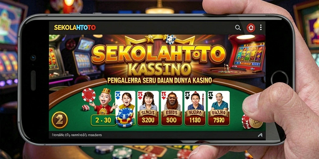 Tangkapan layar utama SEKOLAHTOTO menampilkan aksi permainan Kasino yang menegangkan.