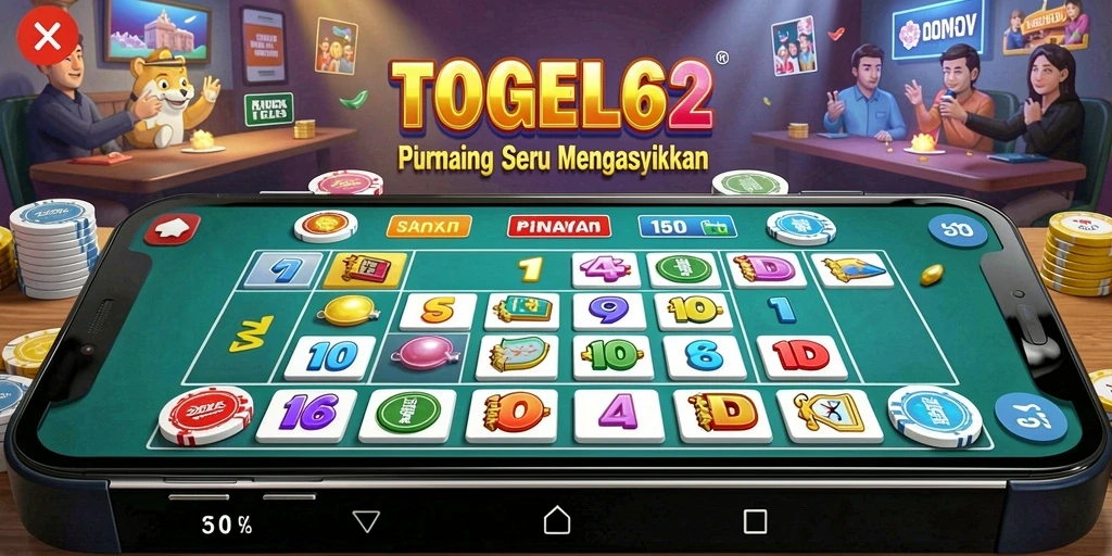 Tampilan gameplay seru TOGEL62 yang menampilkan keseruan Bingo.