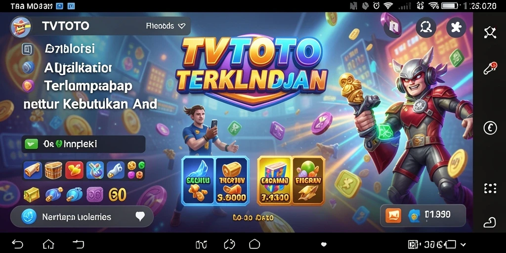 Screenshot utama TVTOTO menunjukkan antarmuka utilitas yang efisien.