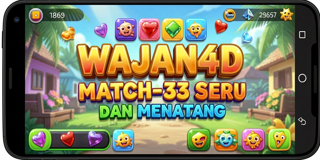 Menampilkan gameplay seru dan menantang dari WAJAN4D yang penuh warna.